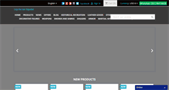 Desktop Screenshot of lojareidasespadas.com